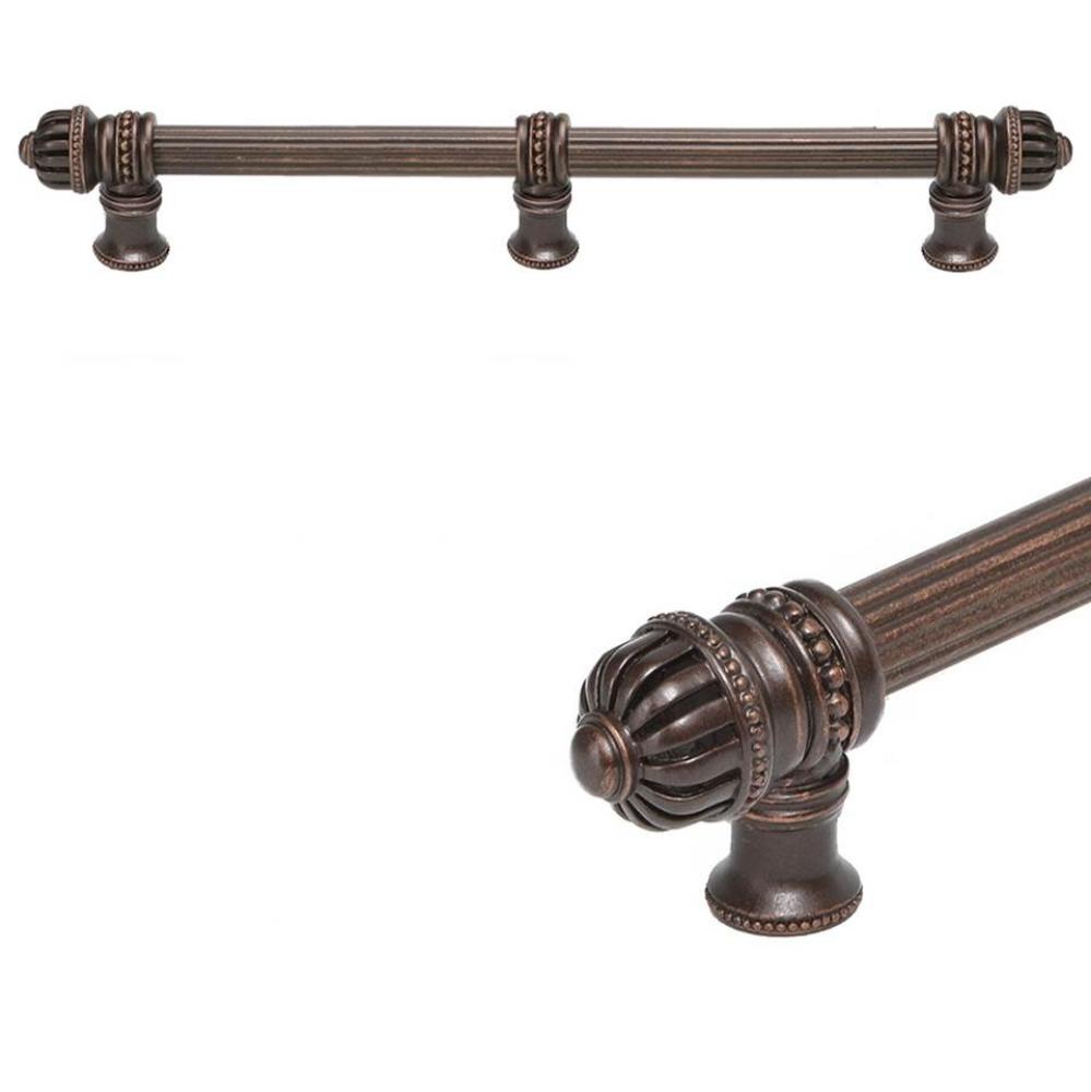 Cricket Cage 12'' O.C. Approx w/ 5/8'' Reeded Center Long Pull Small Finial w/