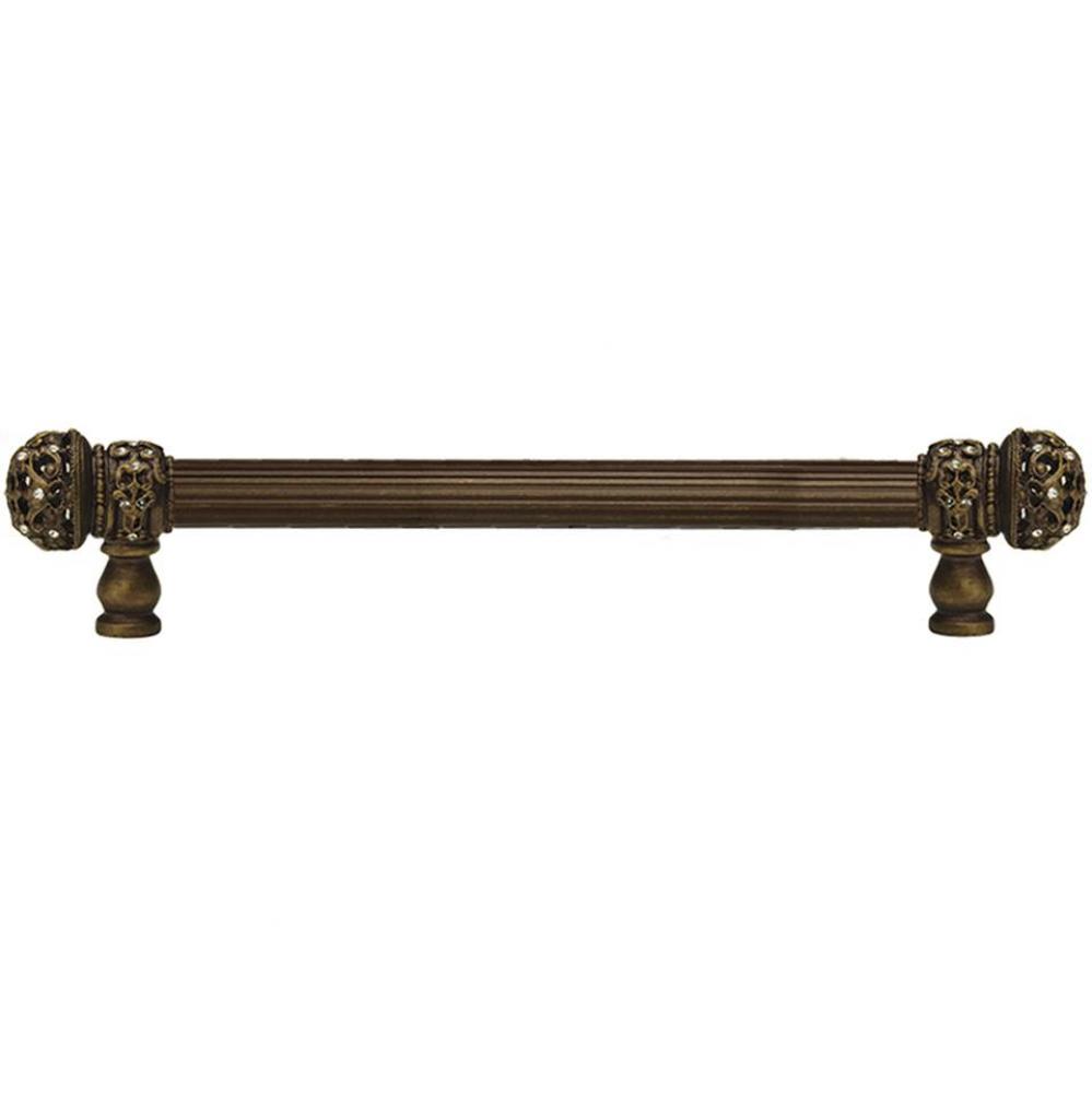 Juliane Grace 9'' O.C. Approx w/ 5/8'' Reeded Center Long Pull Small Finial w/