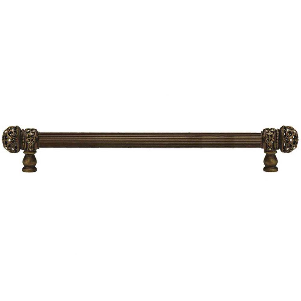 Juliane Grace 18'' O.C Approx w/ 5/8'' Reeded Center Long Pull Small Finial w/