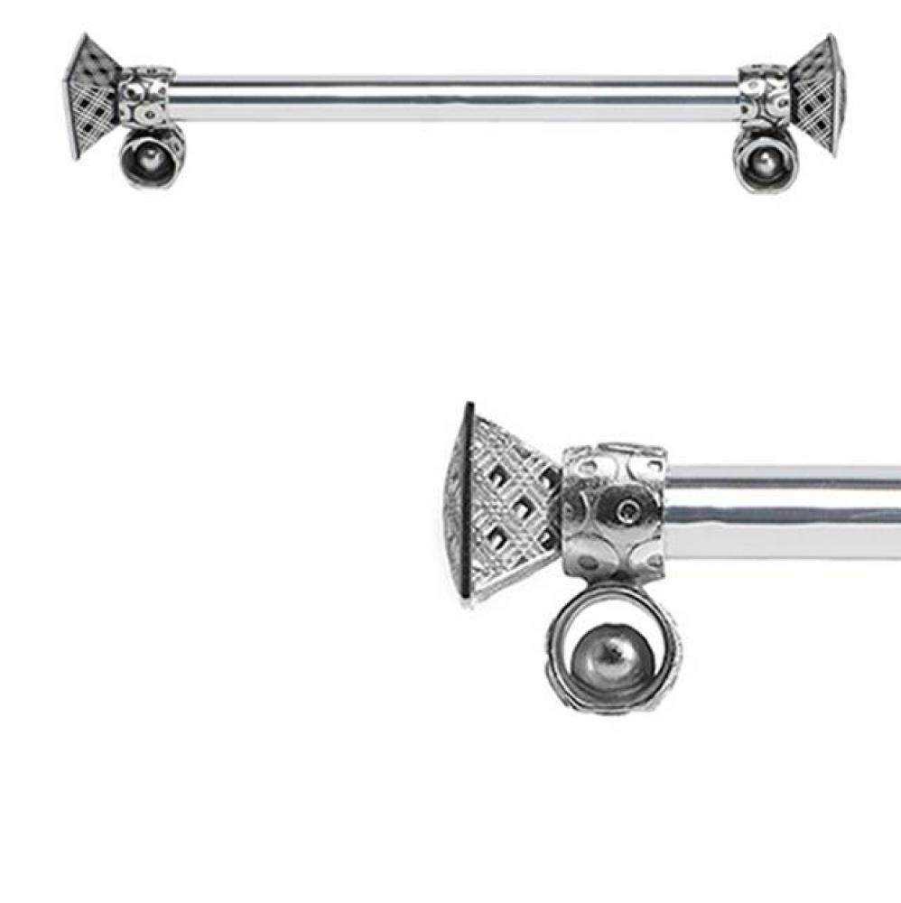 Geometric 12'' O.C. Approx w/ 5/8'' Reeded Center Long Pull