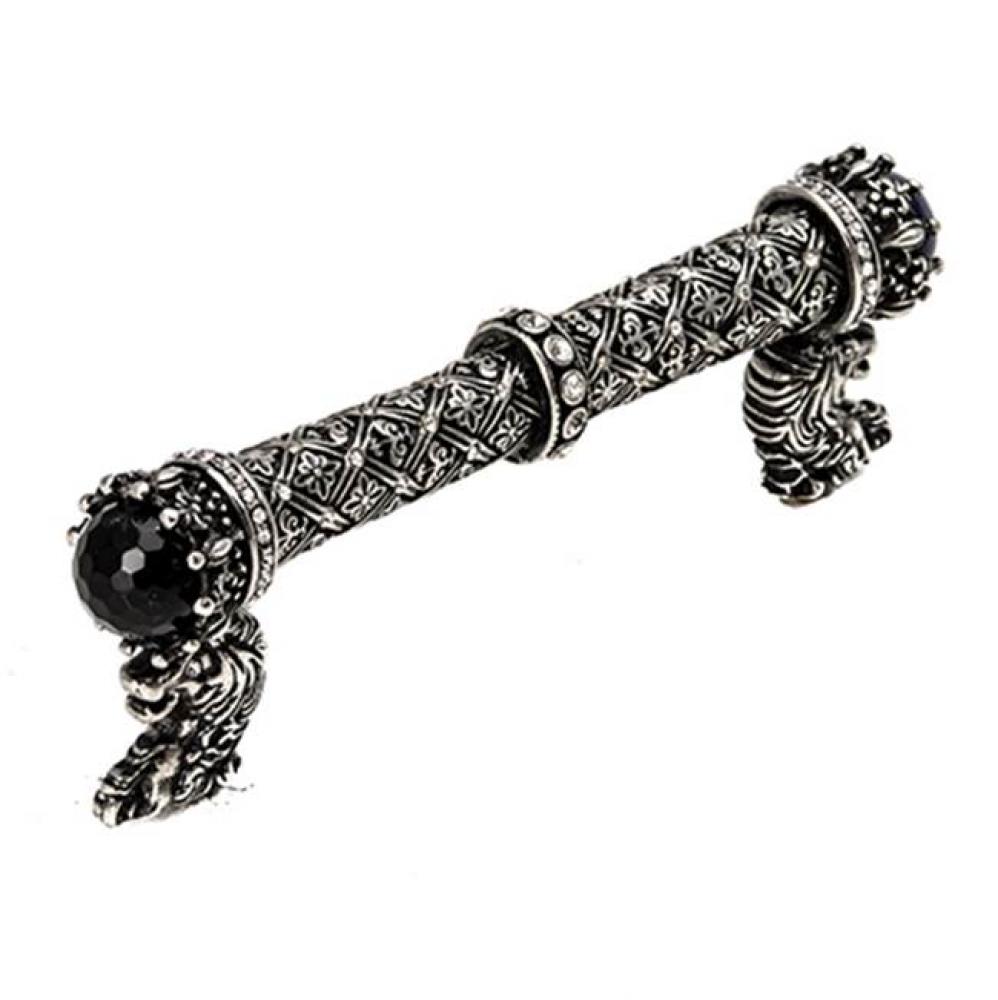 Queen Penelope 5'' O.C Pull w/ Swarovski Crystals & Semi-Precious Stones