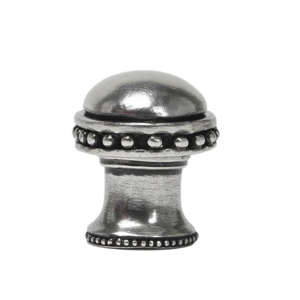 Classic Medium Round Knob w/ Beaded Rim