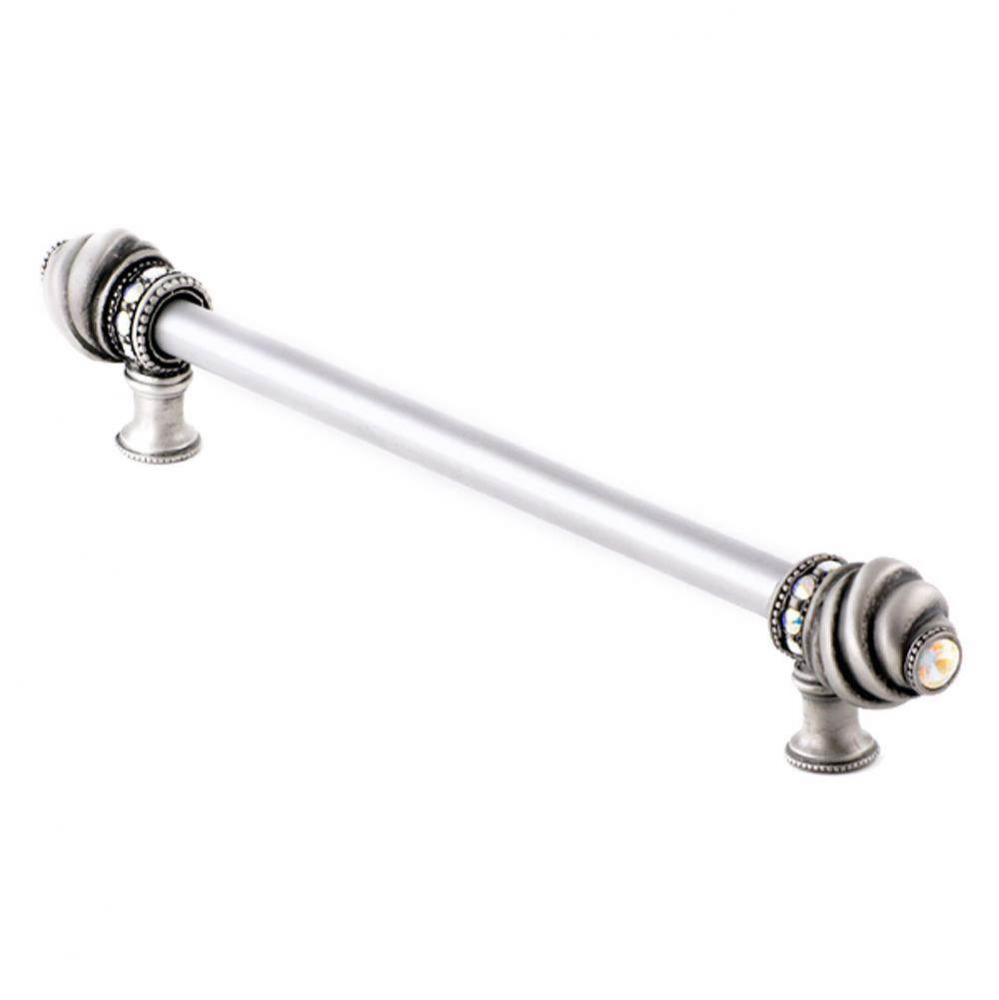 Cache 6'' O.C. Approx w/ 1/2'' Smooth Center Long Pull w/ Swarovski Crystals