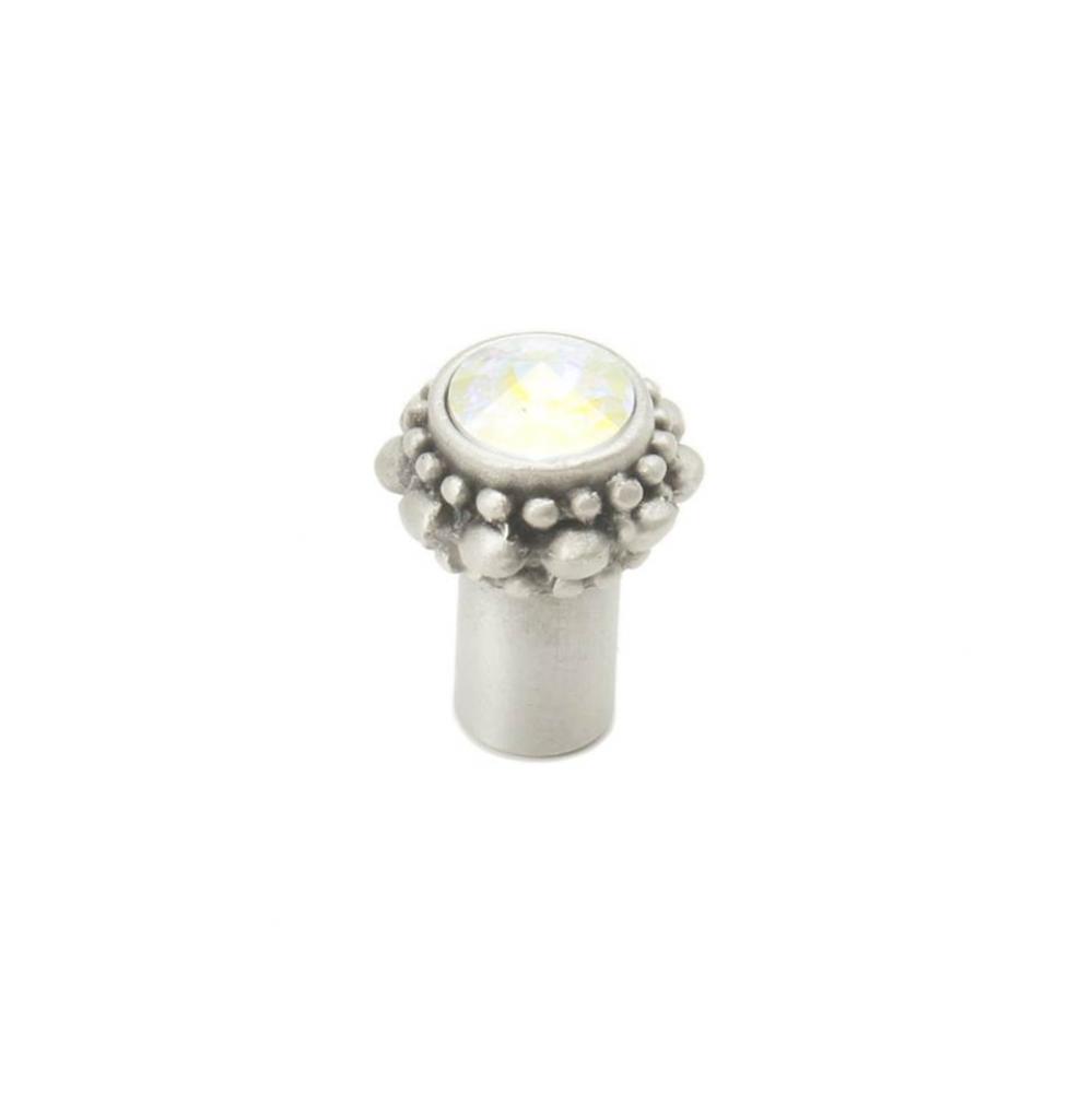 Cache Small Round Knob w/ A Rivoli Swarovski Crystal