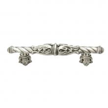 Carpe Diem Hardware 1048-12 - Acanthus 3'' O.C. Pull Romanesque Style w/ Column Base
