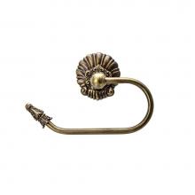 Carpe Diem Hardware 1355-12 - Aphrodite Ii Renaissance Acanthus Swing Tissue Ring Left