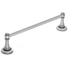 Carpe Diem Hardware 1437R-27 - Millennium 24'' O.C. Approx Towel Bar w/ 5/8'' Reeded Center
