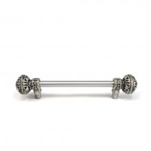 Carpe Diem Hardware 160-27 - Juliane Grace 6'' O.C. Approx w/ 1/2'' Smooth Center Long Pull Large Finial