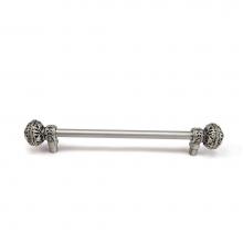 Carpe Diem Hardware 162-11 - Juliane Grace 12'' O.C.Approx w/ 1/2'' Smooth Center Long Pull Large Finial