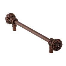 Carpe Diem Hardware 164-27 - Juliane Grace 22'' O.C. Approx w/ 1/2'' Smooth Center Long Pull Large Finial