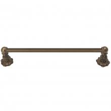 Carpe Diem Hardware 1640R-3 - Acanthus 32'' O.C. Approx Towel Bar Renaissance Style w/ 5/8'' Reeded Center
