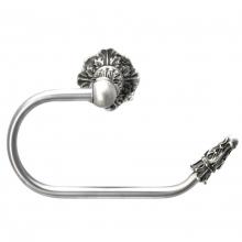 Carpe Diem Hardware 1644-12 - Acanthus Swing Tissue Smooth Ring Right Renaissance Style