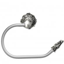 Carpe Diem Hardware 1644R-2 - Acanthus Swing Tissue Reeded Ring Right Renaissance Style