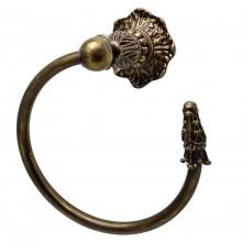 Carpe Diem Hardware 1646-3 - Acanthus Swing Towel Smooth Ring Right Renaissance Style