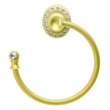 Carpe Diem Hardware 1713R-2 - Cache Swing Towel Reeded Ring Left