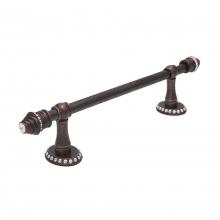 Carpe Diem Hardware 1813-22 - Cache Ii 36'' O.C. Approx Towel Bar w/ 80 Rivoli Swarovski Crystals w/ 5/8'' S