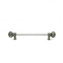 Carpe Diem Hardware 182-2 - Juliane Grace 12'' O.C. Approx w/ 1/2'' Smooth Center Long Pull Large Finial w