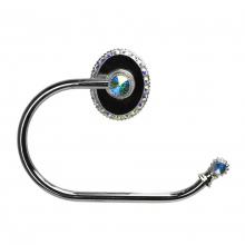 Carpe Diem Hardware 1841-2 - Cache Ii Swing Tissue Smooth Ring Right w/ Swarovski Crystals