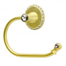 Carpe Diem Hardware 1867-27 - Cache Ii Tall Sundry Holder w/ Clear Swarovski Crystals