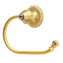 Carpe Diem Hardware 855-3 - Cache 6'' O.C. Approx w/ 1/2'' Smooth Center Long Pull w/ Swarovski Crystals
