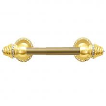 Carpe Diem Hardware 856-3 - Cache 9'' O.C. Approx w/ 1/2'' Smooth Center Long Pull w/ Swarovski Crystals