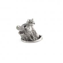 Carpe Diem Hardware 2502-11 - Large Bear Head Knob w/ Fish In Mouth