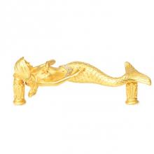 Carpe Diem Hardware 2643-9 - Mermaid 4'' O.C. Pull w/ Swarovski Crystals