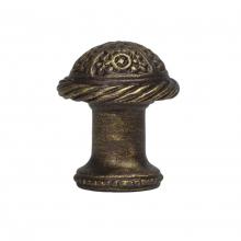 Carpe Diem Hardware 328-3 - Millennium Small Knob w/ Rope Border