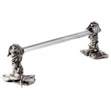 Carpe Diem Hardware 3581-9 - Lily Pad & Dragon Fly 24'' O.C. Approx Towel Bar