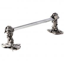 Carpe Diem Hardware 3582-12 - Lily Pad & Dragon Fly 32'' O.C. Approx Towel Bar