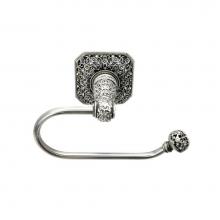 Carpe Diem Hardware 4056-2 - Juliane Grace Swing Tissue Smooth Ring Left w/ 131 Swarovski Crystals