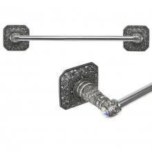 Carpe Diem Hardware 4170-12 - Juliane Grace 16'' O.C. Approx Towel Bar w/ 213 Swarovski Crystals w/ 5/8'' Sm
