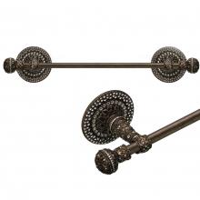 Carpe Diem Hardware 435ST-27 - Vortice Glaze 3'' O.C. Pull w/ Flared Feet w/ Smokey Topaz Glaze