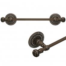 Carpe Diem Hardware 4252R-11 - Juliane Grace Ii 32'' O.C. Approx Towel Bar w/ 417 Swarovski Crystals w/ 5/8''