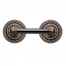 Carpe Diem Hardware 436ST-9 - Vortice Glaze 4'' O.C. Pull w/ Flared Feet w/ Smokey Topaz Glaze