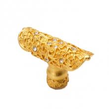 Carpe Diem Hardware 4512-2 - Monticello Oblong Knob w/ Swarovski Crystals