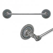 Carpe Diem Hardware 4880-22 - Coastal Living 16'' O.C. Approx Towel Bar w/ Swarovski Crystals