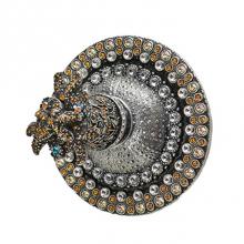 Carpe Diem Hardware 4892-12 - Coastal Living Large Hook w/ Swarovski Crystals