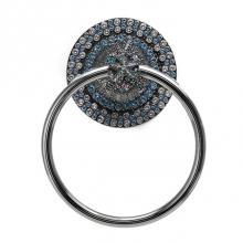 Carpe Diem Hardware 4894-2 - Coastal Living Full Towel Ring w/ Swarovski Crystals