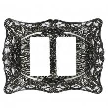 Carpe Diem Hardware 5004-9 - Carpe Diem 5004-9 Acanthus Chalice double rocker/GFI switchplate