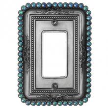 Carpe Diem Hardware 5103-0 - Cache Single Rocker/Gfi Switchplate w/ Swarovski Crystals