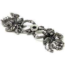 Carpe Diem Hardware 537-9 - Double Grape Leaf & Vine Large Escutcheon