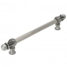 Carpe Diem Hardware 5551R-2 - Acanthus 9'' O.C.  w/ 5/8'' Reeded Center Long Pull Romanesque Style