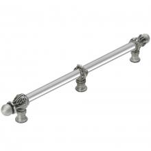 Carpe Diem Hardware 5557-0 - Acanthus 12'' O.C.  w/ 5/8'' Smooth Center Long Pull Romanesque Style