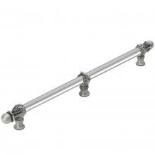 Carpe Diem Hardware 5559-12 - Acanthus 22'' O.C.  w/ 5/8'' Smooth Center Long Pull Romanesque Style