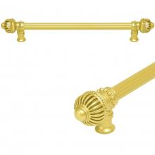 Carpe Diem Hardware 5573R-22 - Cricket Cage 18'' O.C. Approx w/ 5/8'' Reeded Center Long Pull Large Finial