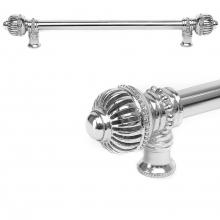 Carpe Diem Hardware 5574-12 - Cricket Cage 22'' O.C. Approx w/ 5/8'' Smooth Center Long Pull Large Finial