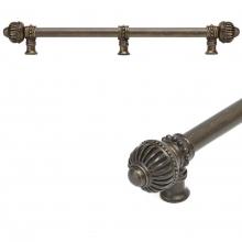 Carpe Diem Hardware 5577-0 - Cricket Cage 12'' O.C. Approx w/ 5/8'' Smooth Center Long Pull Large Finial w/