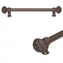 Carpe Diem Hardware 5602-22 - Juliane Grace 12'' O.C.Approx w/ 5/8'' Smooth Center Long Pull Large Finial