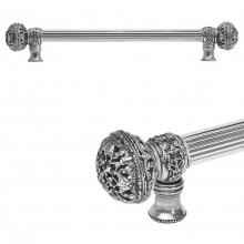 Carpe Diem Hardware 5602R-9 - Juliane Grace 12'' O.C.Approx w/ 5/8'' Reeded Center Long Pull Large Finial